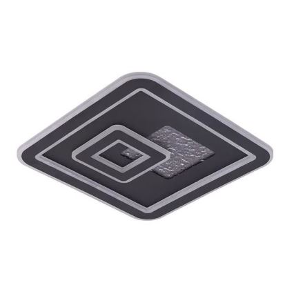 LED Prigušiva plafonjera LED/110W/230V 3000-6500K crno + Daljinski upravljač