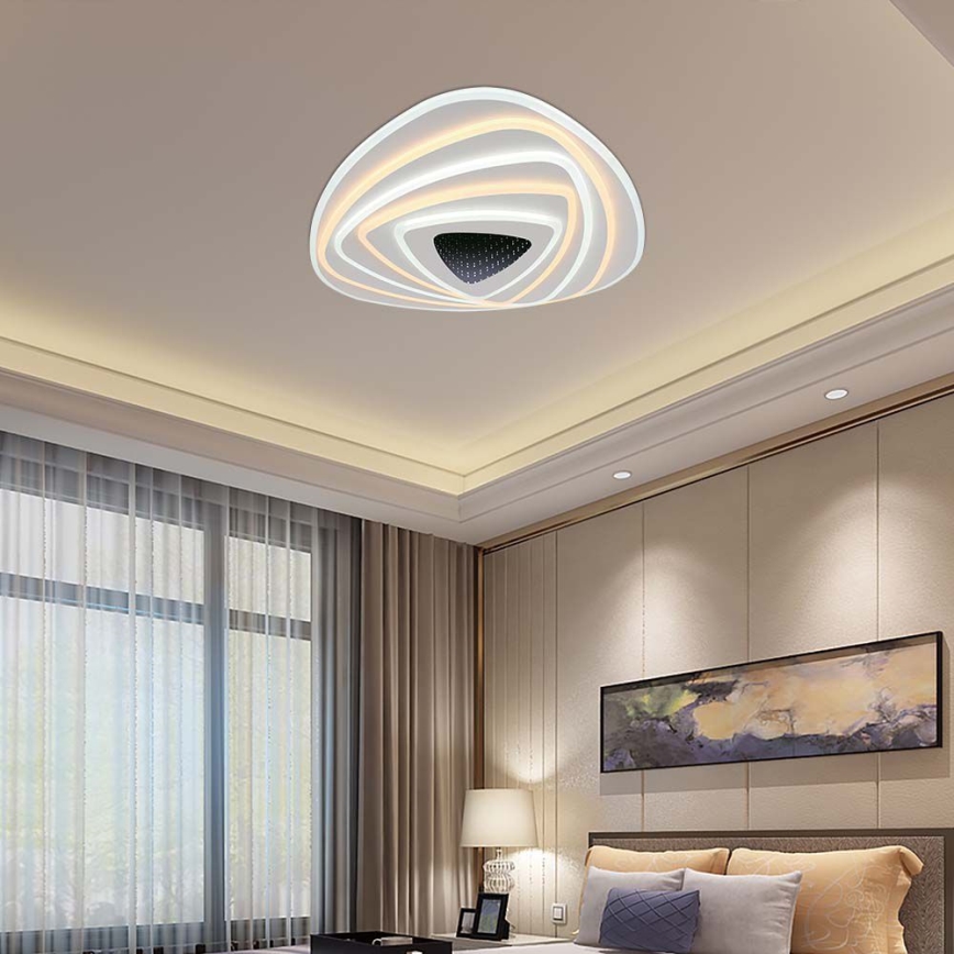 LED Prigušiva plafonjera LED/120W/230V 3000-6500K + Daljinski upravljač