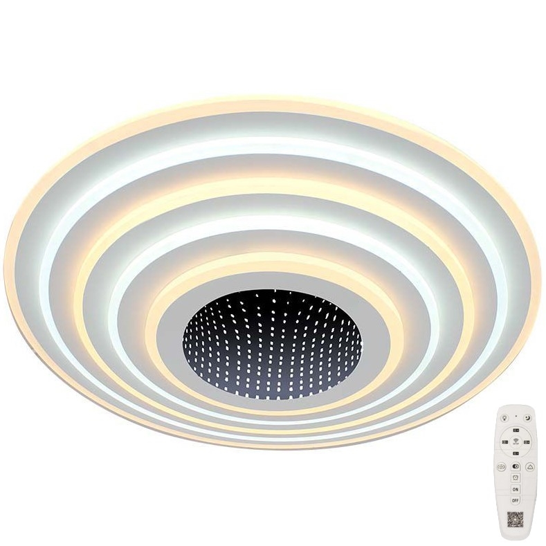 LED Prigušiva plafonjera LED/125W/230V 3000-6500K + Daljinski upravljač