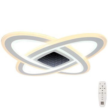 LED Prigušiva plafonjera LED/130W/230V 3000-6500K + Daljinski upravljač