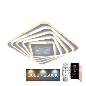 LED Prigušiva plafonjera LED/150W/230V 3000-6500K + Daljinski upravljač