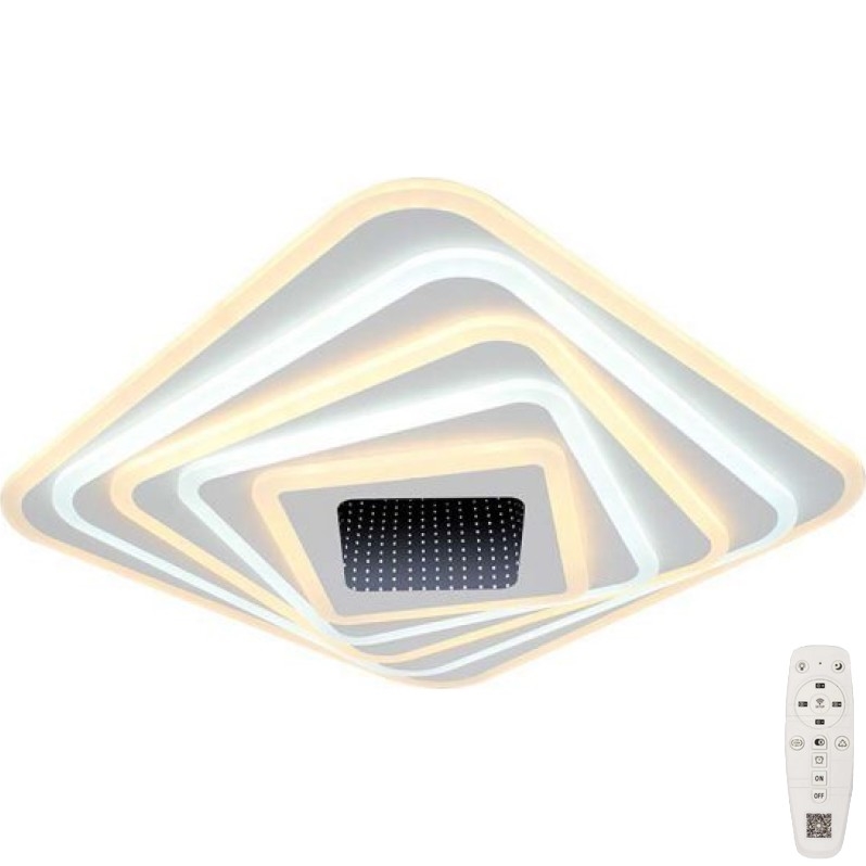 LED Prigušiva plafonjera LED/150W/230V 3000-6500K + Daljinski upravljač