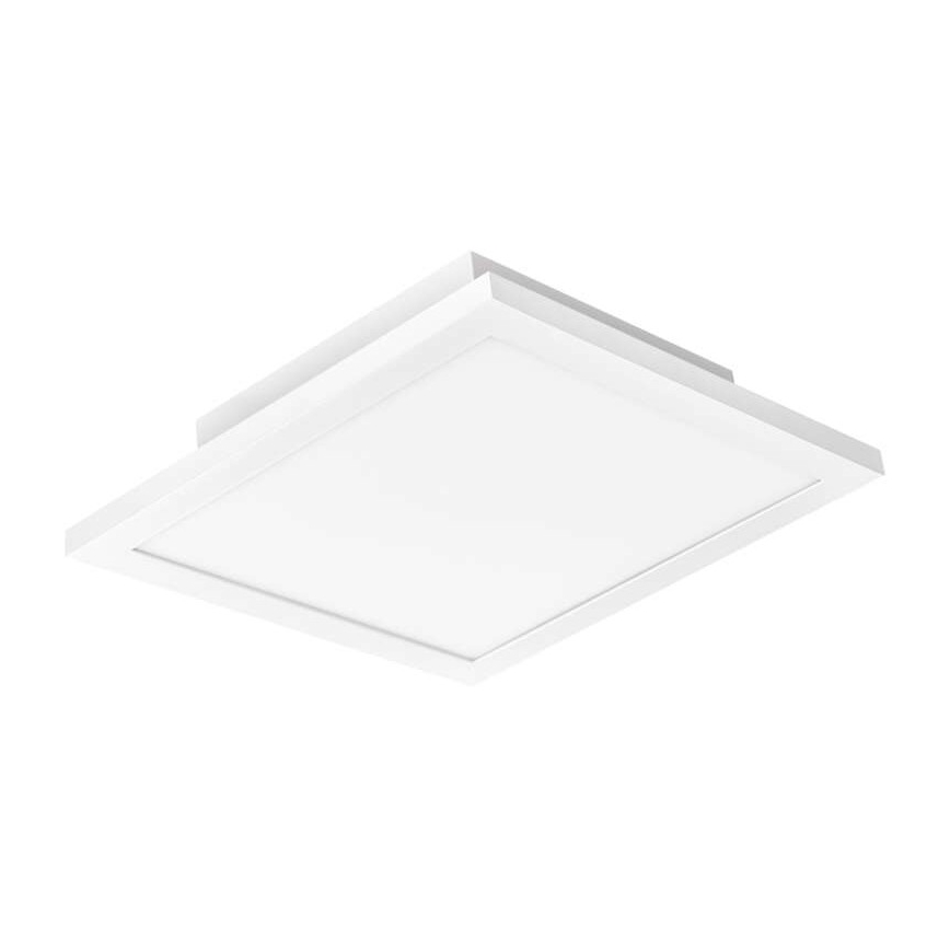 LED Prigušiva plafonjera LED/20W/230V + Daljinski upravljač kvadratni 2700K-6000K