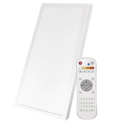 LED Prigušiva plafonjera  LED/25W/230V + Daljinski upravljač pravougaonik 2700K-6000K