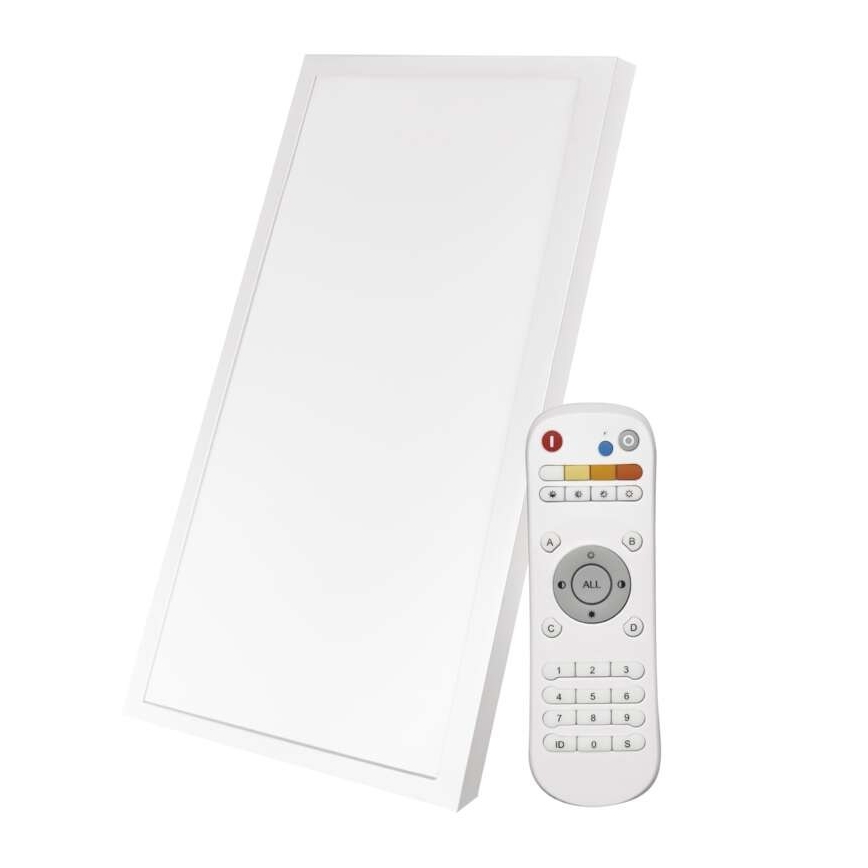 LED Prigušiva plafonjera  LED/25W/230V + Daljinski upravljač pravougaonik 2700K-6000K
