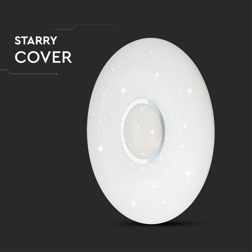 LED Prigušiva plafonjera LED/40W/230V 3000/4000/6500K + Daljinski upravljač
