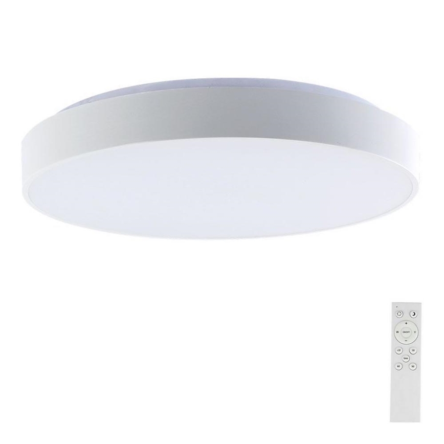 LED Prigušiva plafonjera LED/40W/230V 3000-6500K 39,5 cm bela + Daljinski upravljač