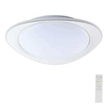 LED Prigušiva plafonjera LED/40W/230V 3000-6500K 45 cm bela + Daljinski upravljač