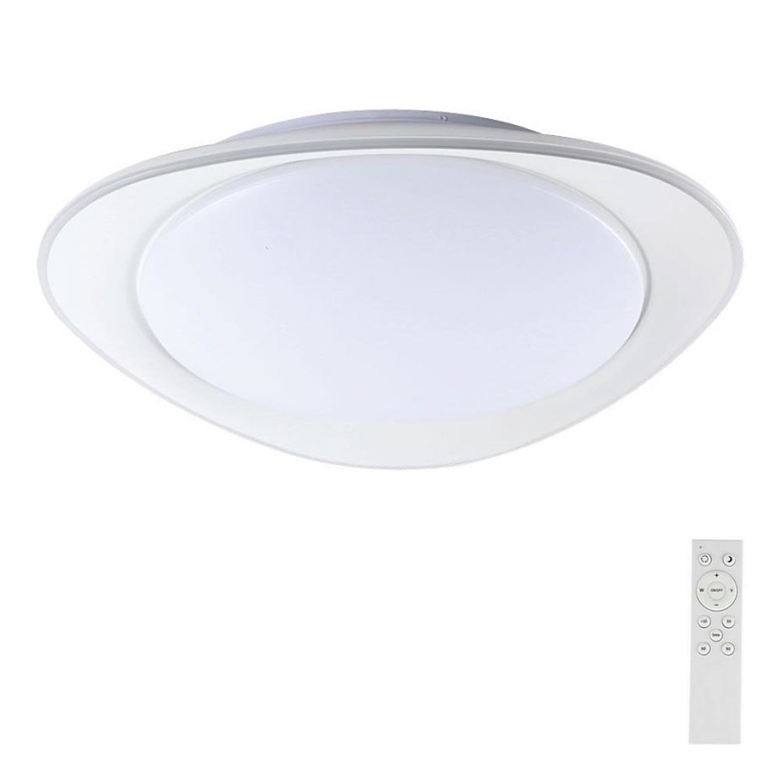 LED Prigušiva plafonjera LED/40W/230V 3000-6500K 45 cm bela + Daljinski upravljač
