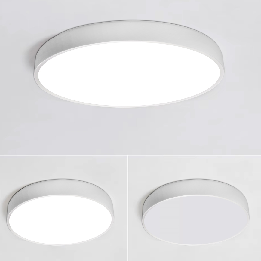 LED Prigušiva plafonjera LED/40W/230V 3000-6500K pr. 40 cm bela + Daljinski upravljač