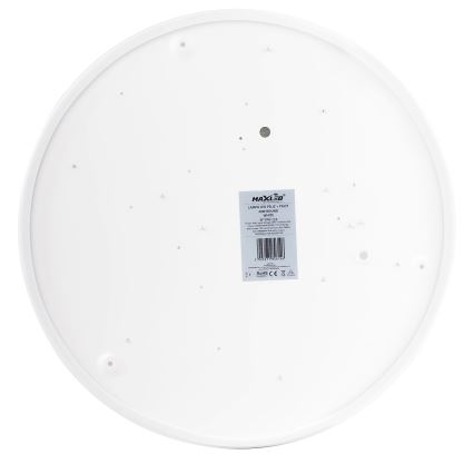 LED Prigušiva plafonjera LED/40W/230V 3000-6500K pr. 40 cm bela + Daljinski upravljač