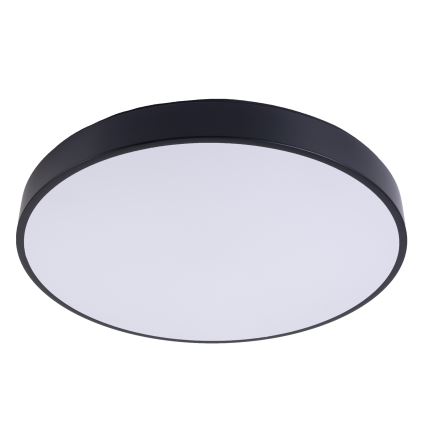 LED Prigušiva plafonjera LED/40W/230V 3000-6500K pr. 40 cm crno + Daljinski upravljač