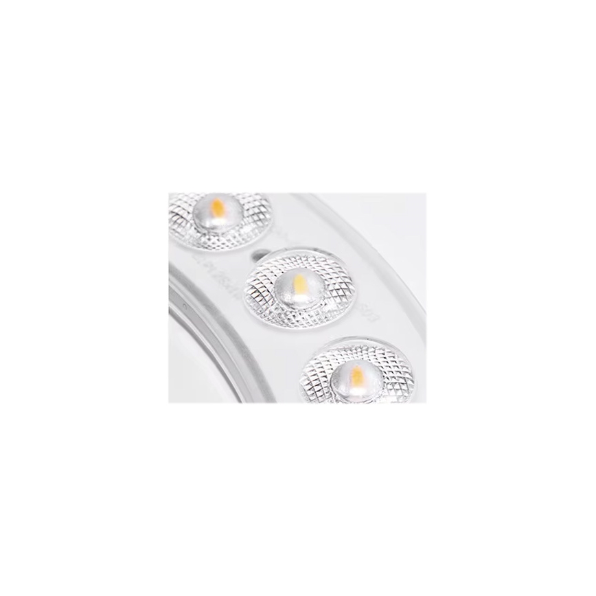 LED Prigušiva plafonjera LED/40W/230V 3000-6500K pr. 40 cm crno + Daljinski upravljač