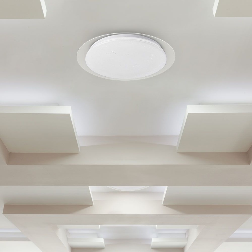 LED Prigušiva plafonjera LED/40W/230V 3000K/4000K/6500K pr. 46,5 cm + Daljinski upravljač