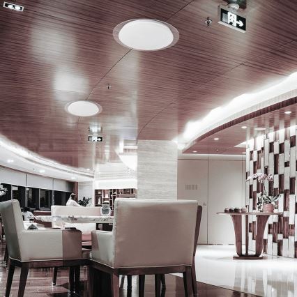 LED Prigušiva plafonjera LED/40W/230V 3000K/4000K/6500K pr. 46,5 cm + Daljinski upravljač