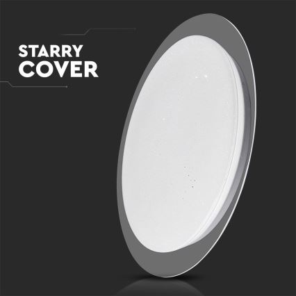 LED Prigušiva plafonjera LED/40W/230V 3000K/4000K/6500K pr. 46,5 cm + Daljinski upravljač