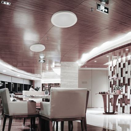 LED Prigušiva plafonjera LED/40W/230V 3000K/4000K/6500K + Daljinski upravljač