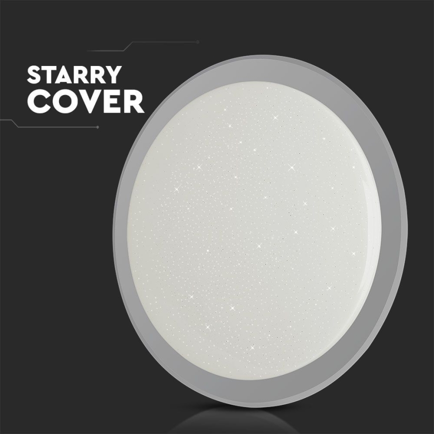 LED Prigušiva plafonjera LED/40W/230V 3000K/4000K/6500K pr. 56,5 cm + Daljinski upravljač