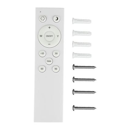 LED Prigušiva plafonjera LED/40W/230V 3000K/4000K/6500K pr. 56,5 cm + Daljinski upravljač