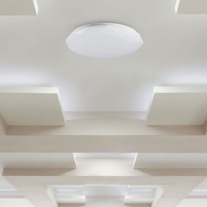 LED Prigušiva plafonjera LED/40W/230V 3000K/4000K/6500K pr. 50 cm + Daljinski upravljač