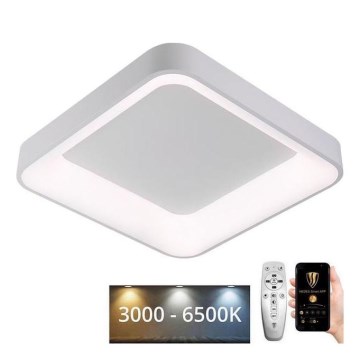 LED Prigušiva plafonjera LED/45W/230V 3000-6500K bela + Daljinski upravljač