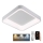 LED Prigušiva plafonjera LED/45W/230V 3000-6500K bela + Daljinski upravljač