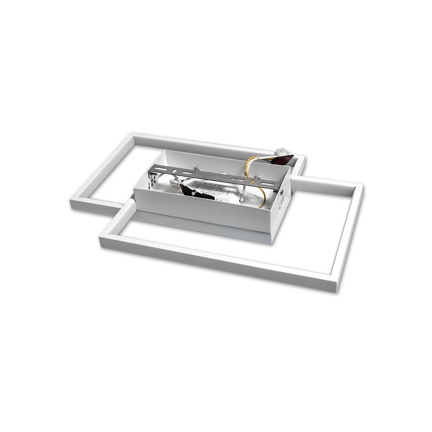 LED Prigušiva plafonjera LED/45W/230V 3000-6500K bela + Daljinski upravljač
