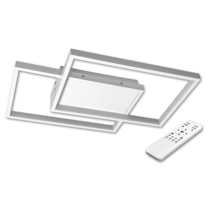 LED Prigušiva plafonjera LED/45W/230V 3000-6500K bela + Daljinski upravljač