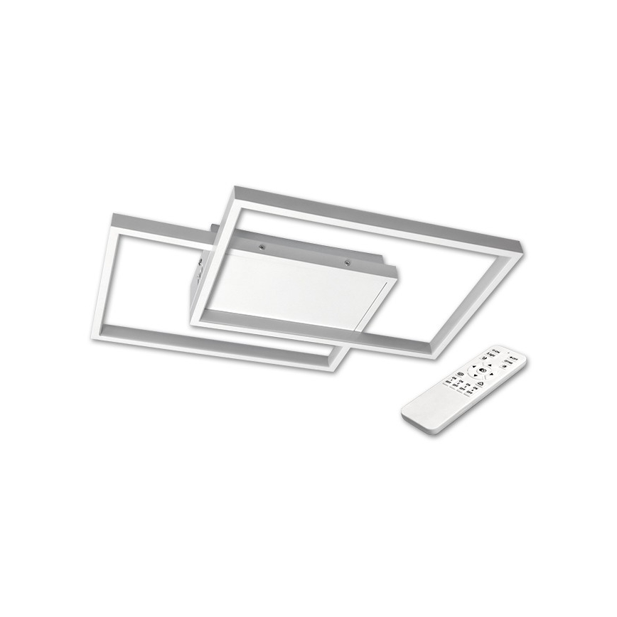 LED Prigušiva plafonjera LED/45W/230V 3000-6500K bela + Daljinski upravljač