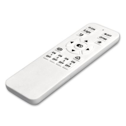 LED Prigušiva plafonjera LED/45W/230V 3000-6500K crno + Daljinski upravljač