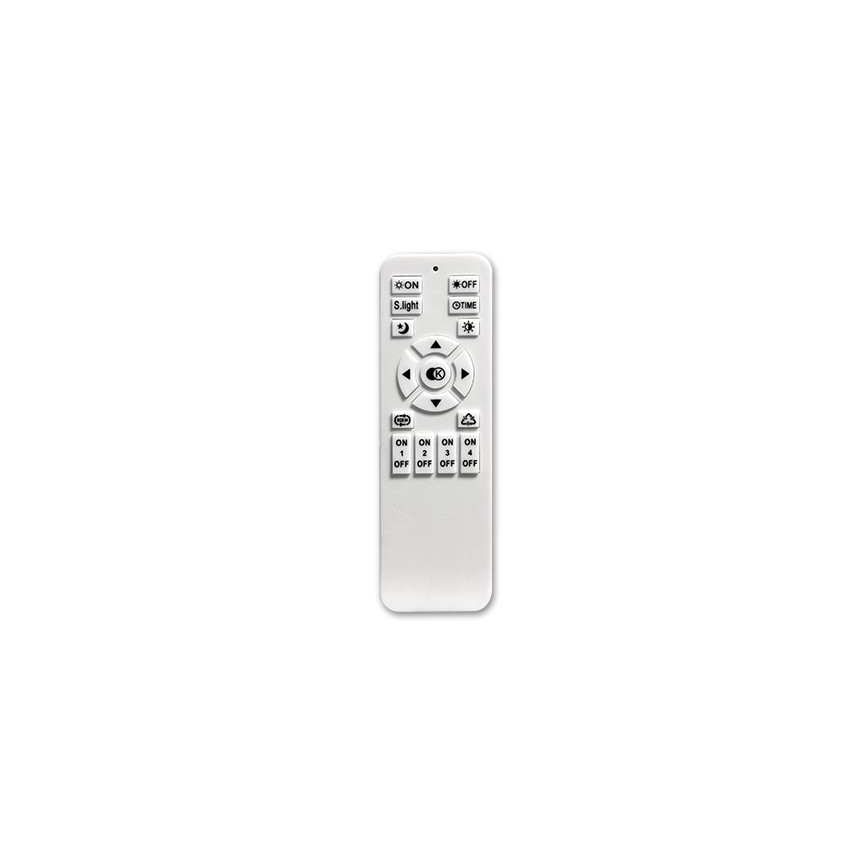 LED Prigušiva plafonjera LED/45W/230V 3000-6500K crno + Daljinski upravljač