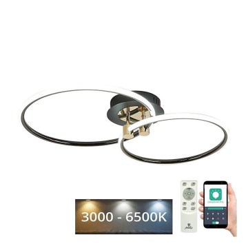LED Prigušiva plafonjera LED/48W/230V 3000-6500K + Daljinski upravljač
