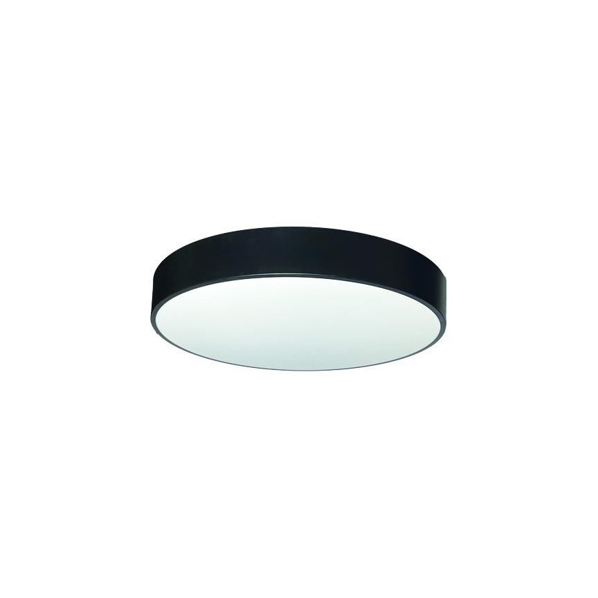 LED Prigušiva plafonjera LED/50W/230V 3000-6500K crno + Daljinski upravljač