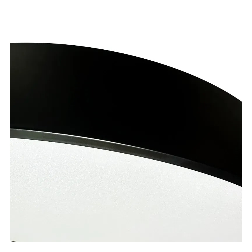 LED Prigušiva plafonjera LED/50W/230V 3000-6500K crno + Daljinski upravljač