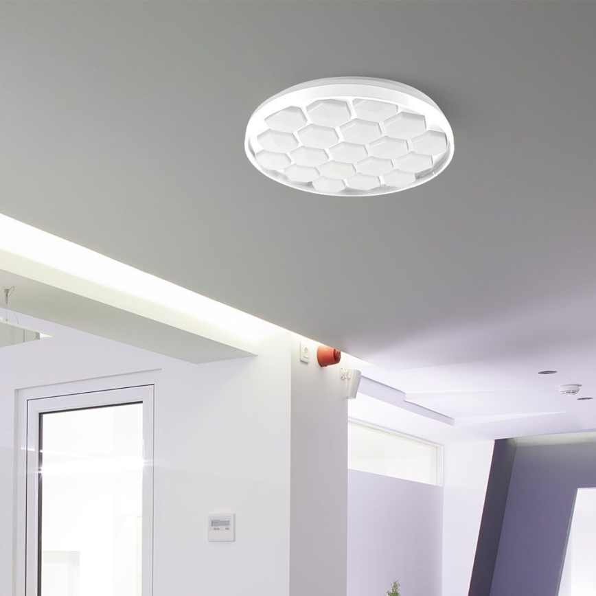 LED Prigušiva plafonjera LED/60W/230V 3000/4000/6500K + Daljinski upravljač