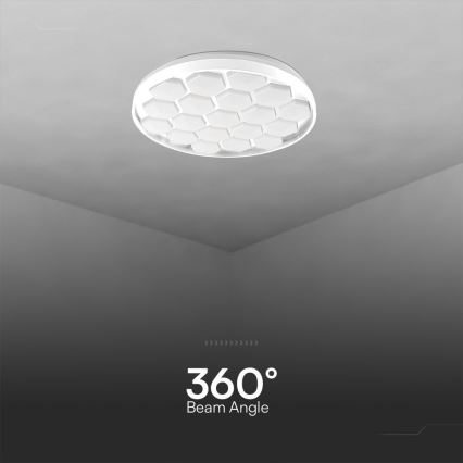 LED Prigušiva plafonjera LED/60W/230V 3000/4000/6500K + Daljinski upravljač