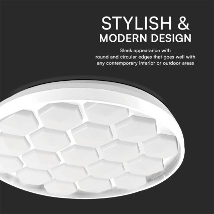 LED Prigušiva plafonjera LED/60W/230V 3000/4000/6500K + Daljinski upravljač