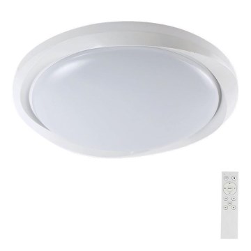 LED Prigušiva plafonjera LED/60W/230V 3000-6500K 49,2 cm bela + Daljinski upravljač