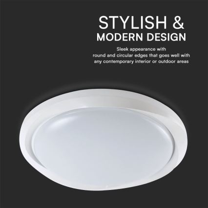 LED Prigušiva plafonjera LED/60W/230V 3000-6500K 49,2 cm bela + Daljinski upravljač