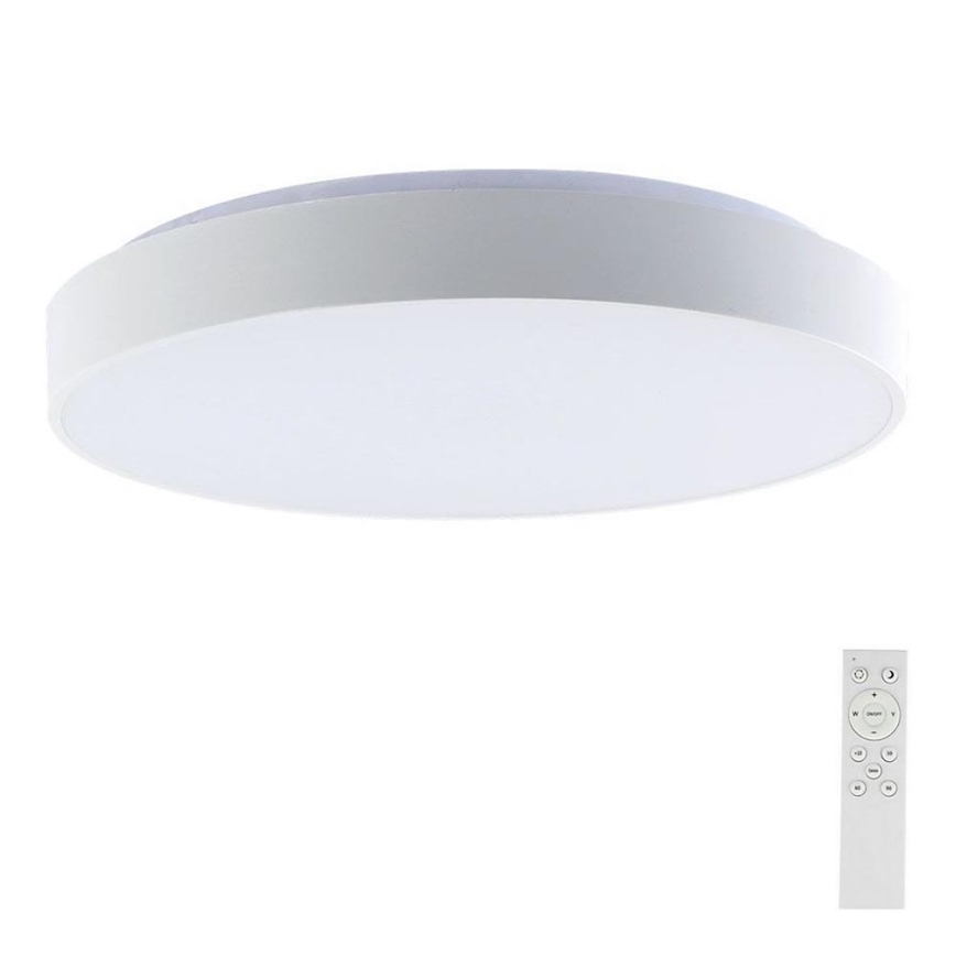 LED Prigušiva plafonjera LED/60W/230V 3000-6500K 49,5 cm bela + Daljinski upravljač