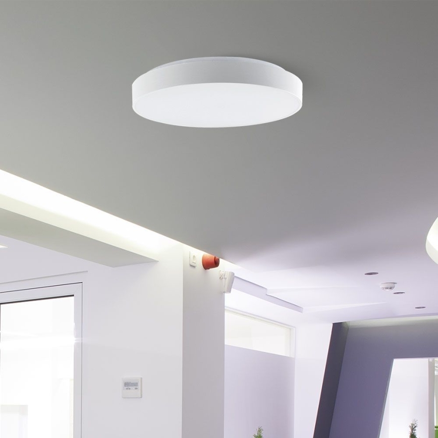LED Prigušiva plafonjera LED/60W/230V 3000-6500K 49,5 cm bela + Daljinski upravljač