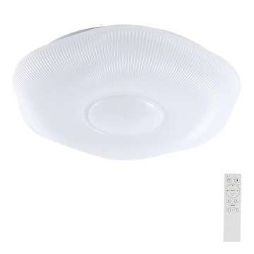 LED Prigušiva plafonjera LED/60W/230V 3000-6500K 50 cm bela + Daljinski upravljač