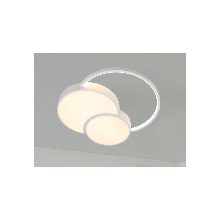 LED Prigušiva plafonjera LED/60W/230V 3000-6500K bela + Daljinski upravljač