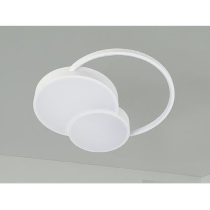 LED Prigušiva plafonjera LED/60W/230V 3000-6500K bela + Daljinski upravljač