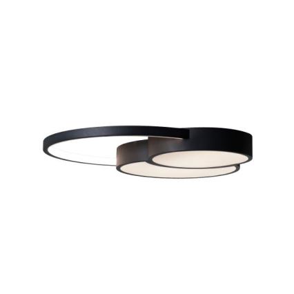 LED Prigušiva plafonjera LED/60W/230V 3000-6500K crno + Daljinski upravljač