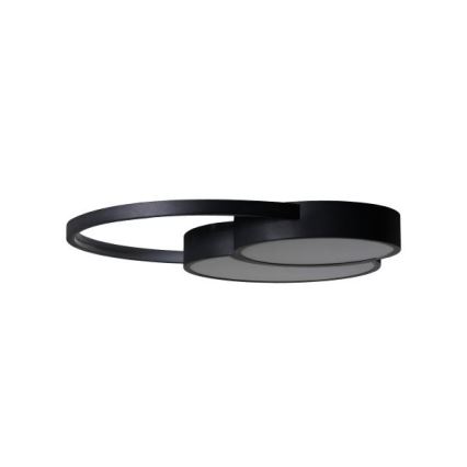 LED Prigušiva plafonjera LED/60W/230V 3000-6500K crno + Daljinski upravljač