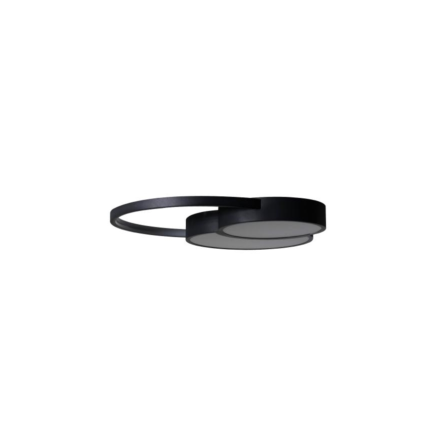 LED Prigušiva plafonjera LED/60W/230V 3000-6500K crno + Daljinski upravljač