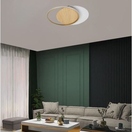 LED Prigušiva plafonjera LED/60W/230V 3000-6500K + Daljinski upravljač