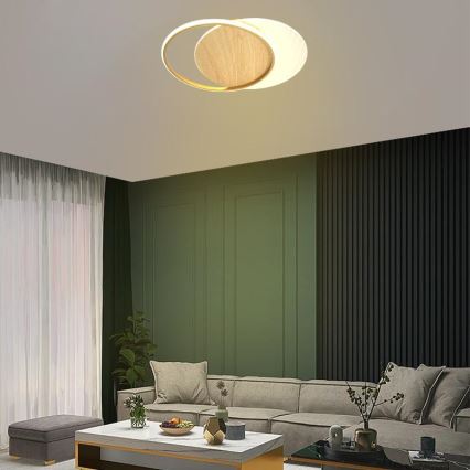 LED Prigušiva plafonjera LED/60W/230V 3000-6500K + Daljinski upravljač