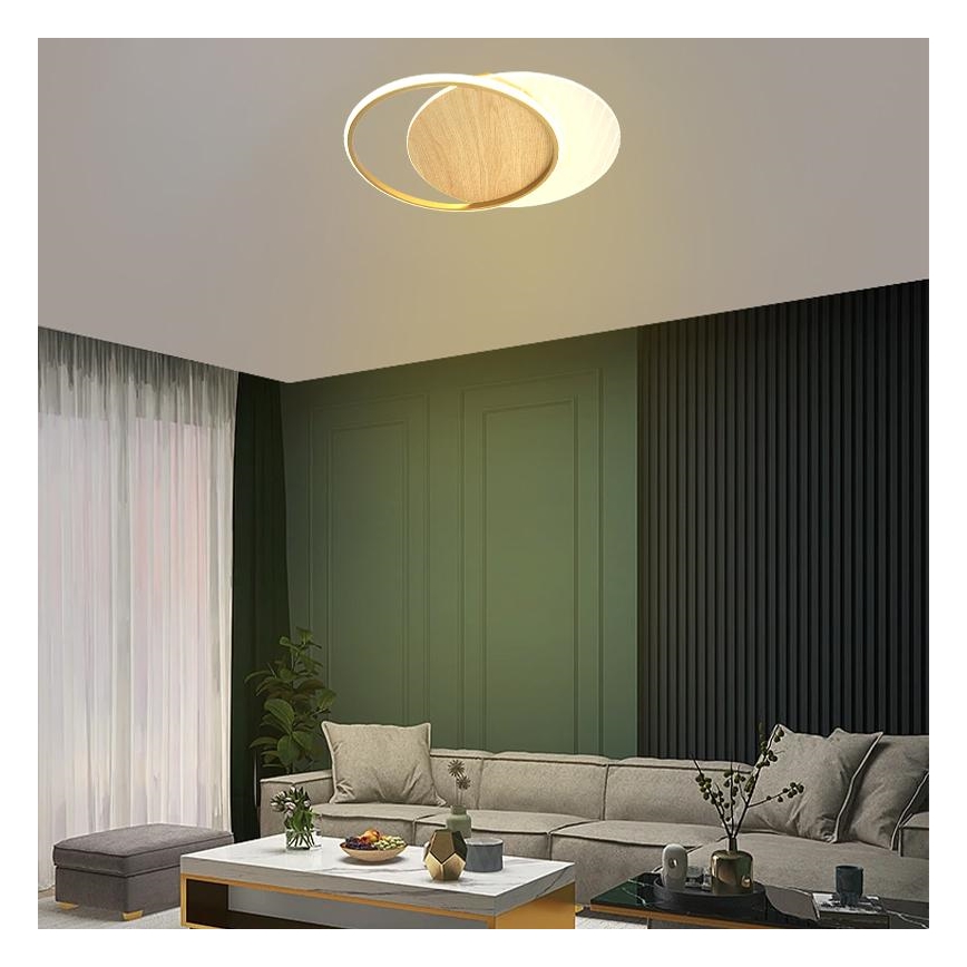 LED Prigušiva plafonjera LED/60W/230V 3000-6500K + Daljinski upravljač